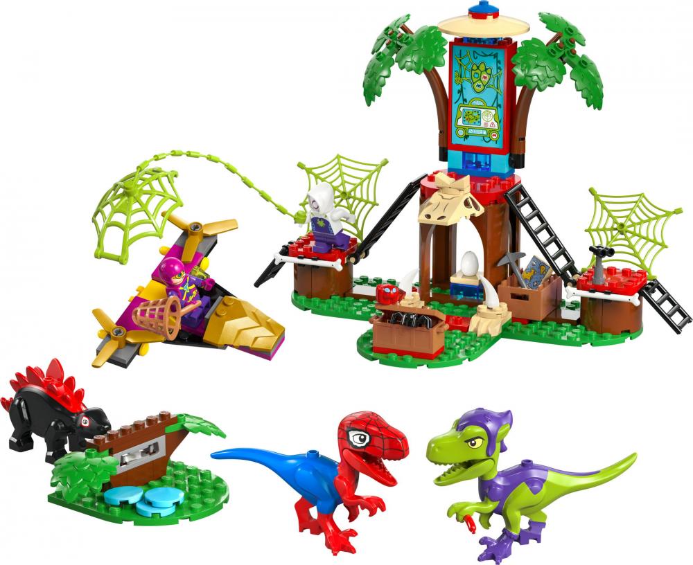 LEGO® Spidey Super-Freunde Showdown am Baumhaus: Spidey-Rex vs. Gobby-Raptor 143 Teile 11200