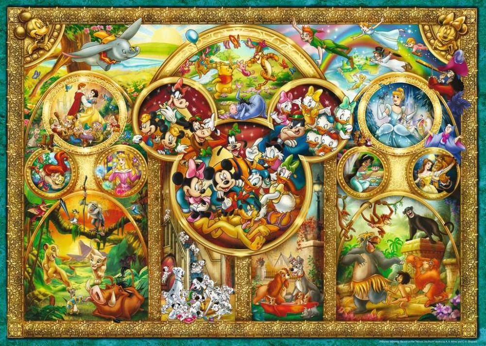 1000 Teile Ravensburger Puzzle Disney Classics Die schönsten Disney Themen 12000469