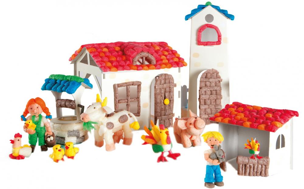 PlayMais Bastel Kreativität Classic WORLD Farm ab 5 Jahren 160012