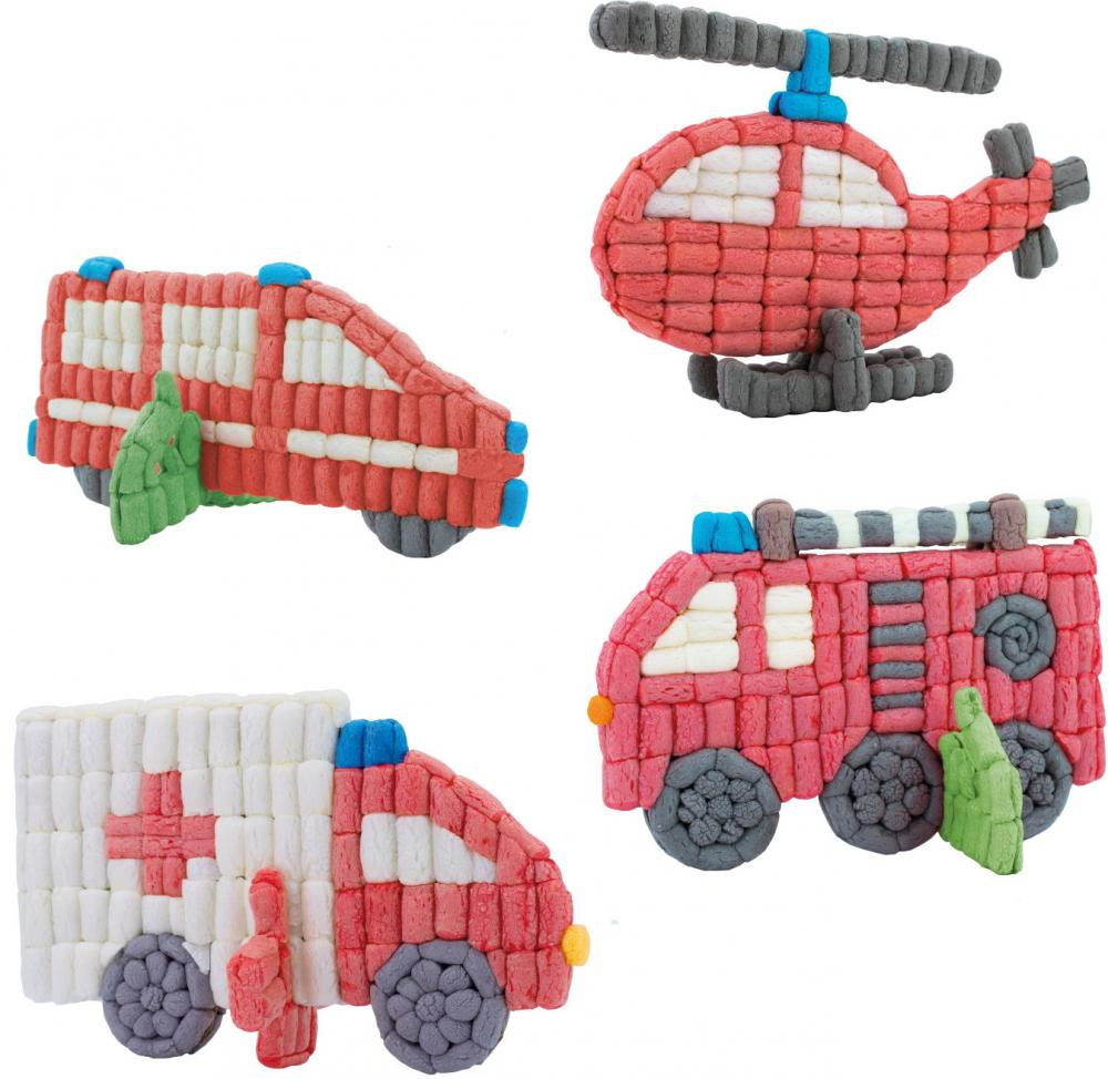 PlayMais Bastel Kreativität Classic FUN TO PLAY FIRETRUCK ab 3 Jahren 160816