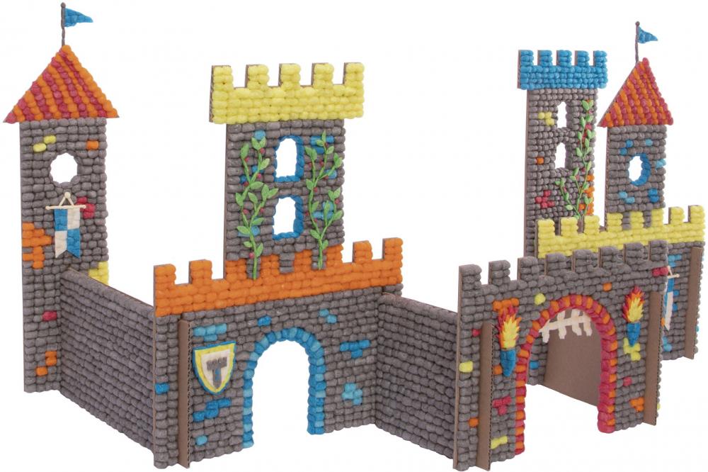 PlayMais Bastel Kreativität MOSAIC BIG WORLD CASTLE ab 3 Jahren 160895