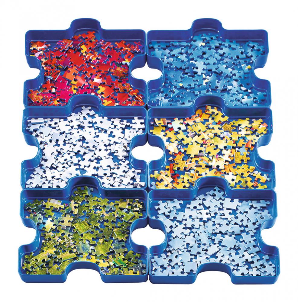 Ravensburger Sort Your Puzzle ! 6 stapelbare Sortierkästen 17934