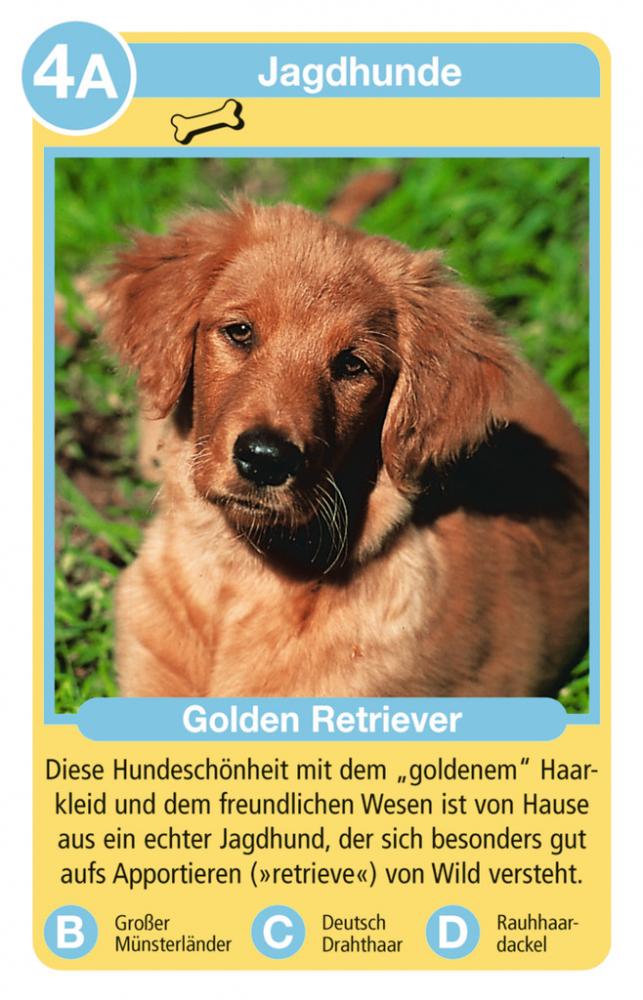 32 Blatt Ravensburger Kinder Kartenspiel Tier Quartette Hunde 20420