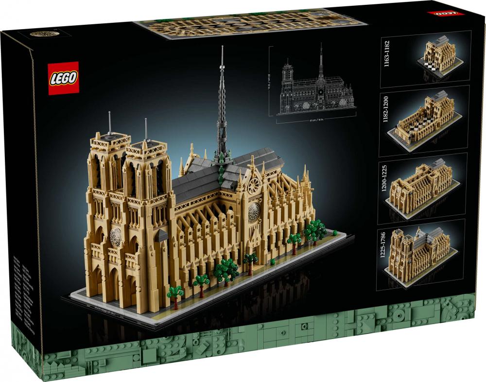 LEGO® Architecture Notre-Dame de Paris 4383 Teile 21061