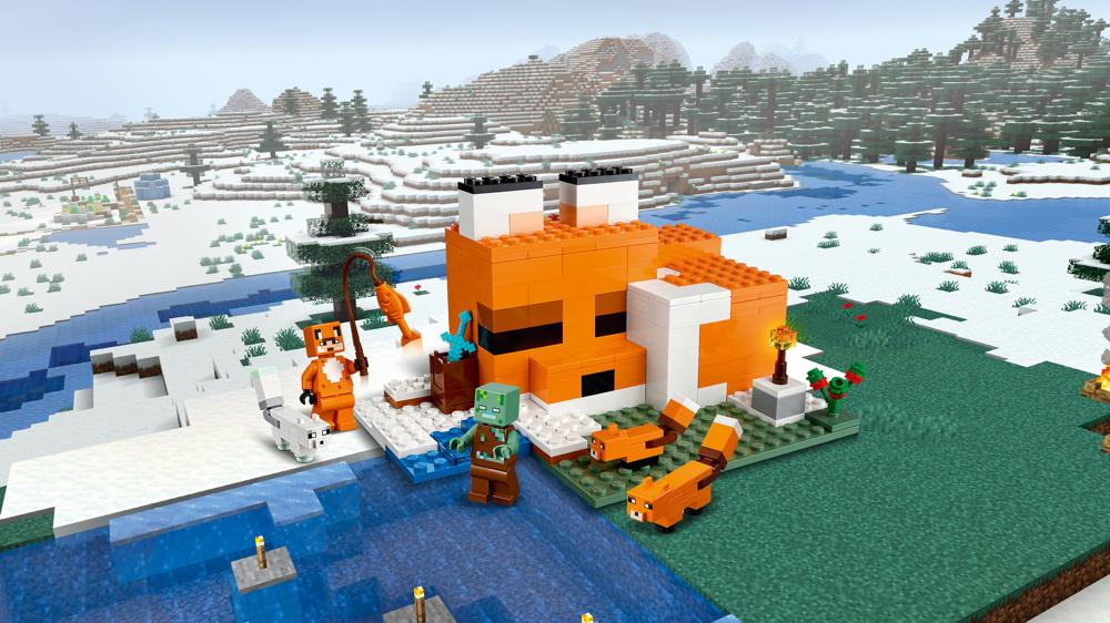 LEGO® Minecraft™ Die Fuchs-Lodge 193 Teile 21178