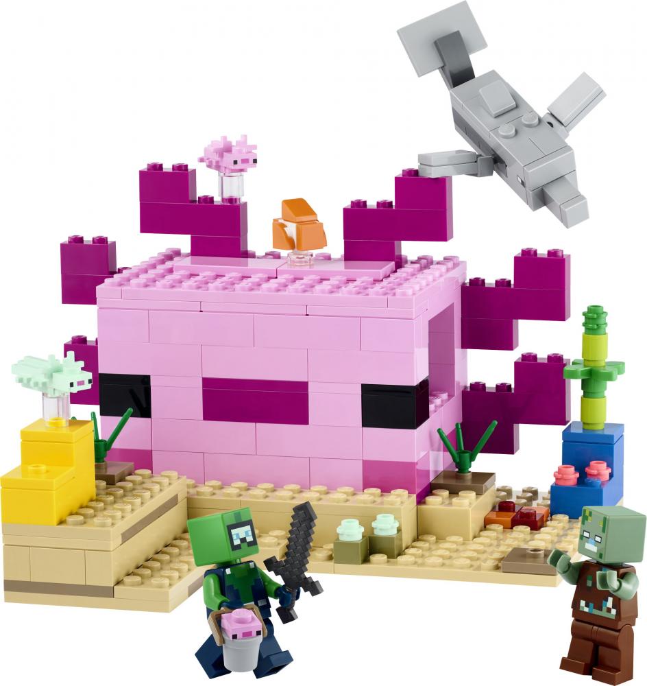 LEGO® Minecraft™ Das Axolotl-Haus 242 Teile 21247