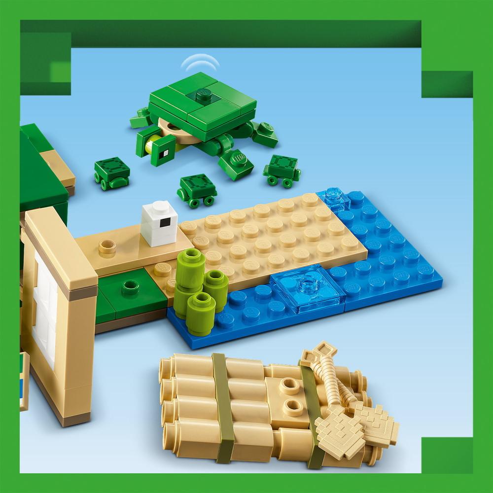 LEGO® Minecraft™ Das Schildkrötenstrandhaus 234 Teile 21254