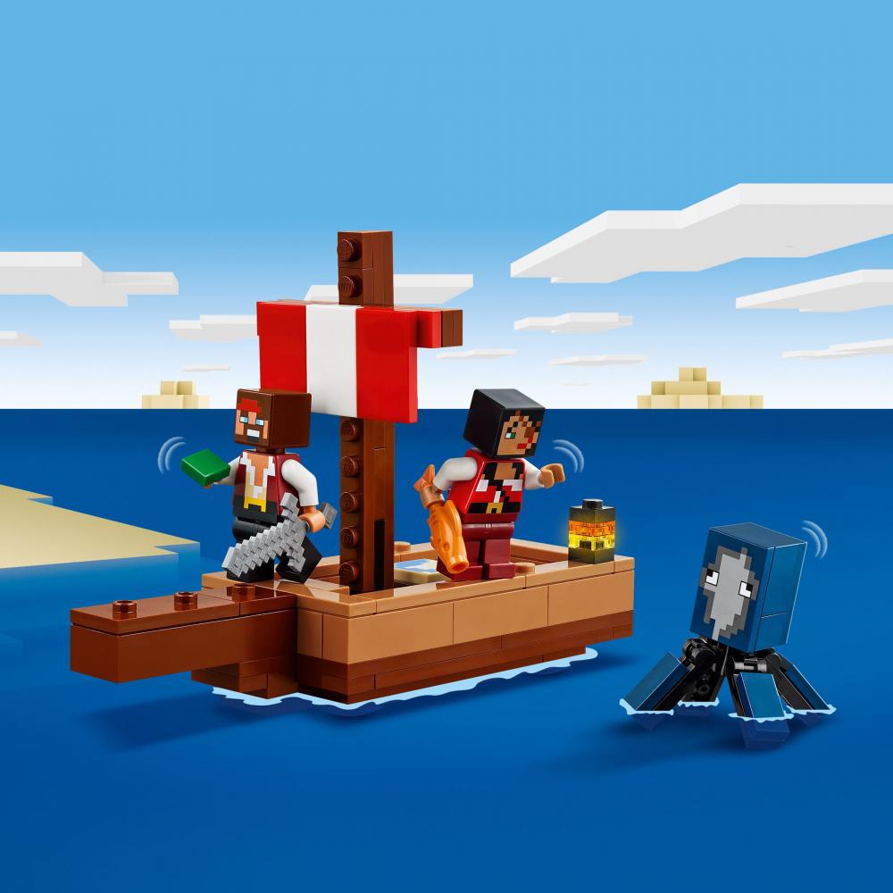 LEGO® Minecraft™ Die Piratenschiffreise 166 Teile 21259