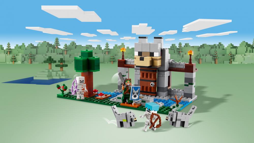 LEGO® Minecraft™ Die Wolfsfestung 312 Teile 21261