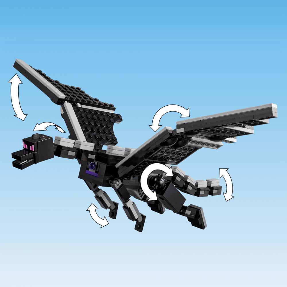 LEGO® Minecraft™ Der Enderdrache und das Endschiff 657 Teile 21264