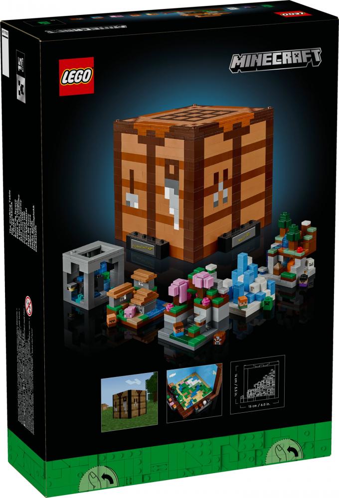 LEGO® Minecraft™ Die Werkbank 1195 Teile 21265