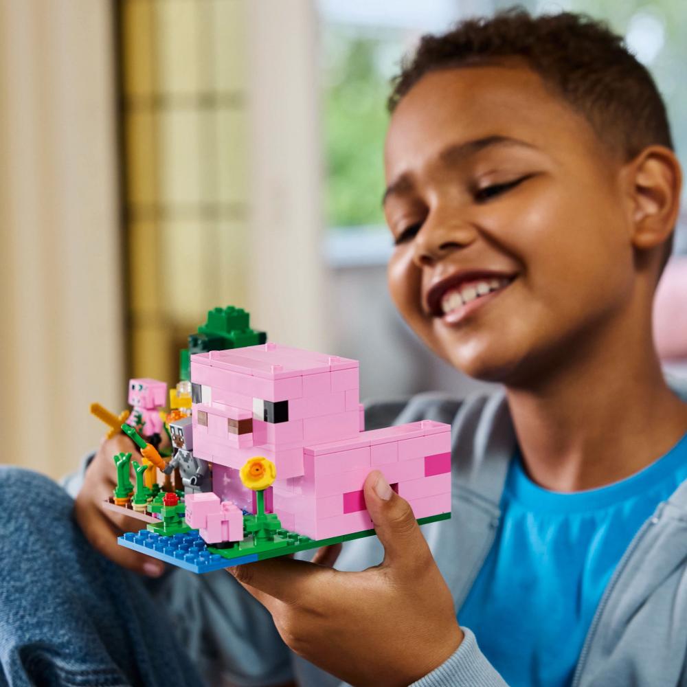 LEGO® Minecraft™ Das Babyschwein-Haus 238 Teile 21268