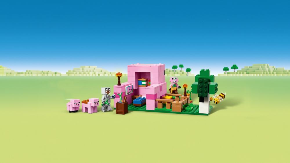 LEGO® Minecraft™ Das Babyschwein-Haus 238 Teile 21268