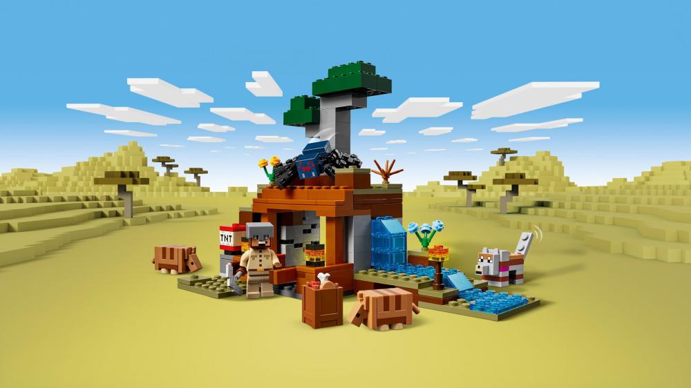 LEGO® Minecraft™ Die Expedition zur Gürteltiermine 247 Teile 21269