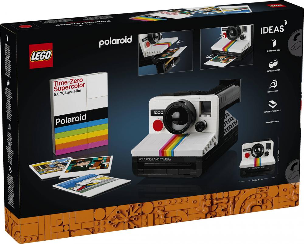 LEGO® Ideas Polaroid OneStep SX-70 Sofortbildkamera 516 Teile 21345