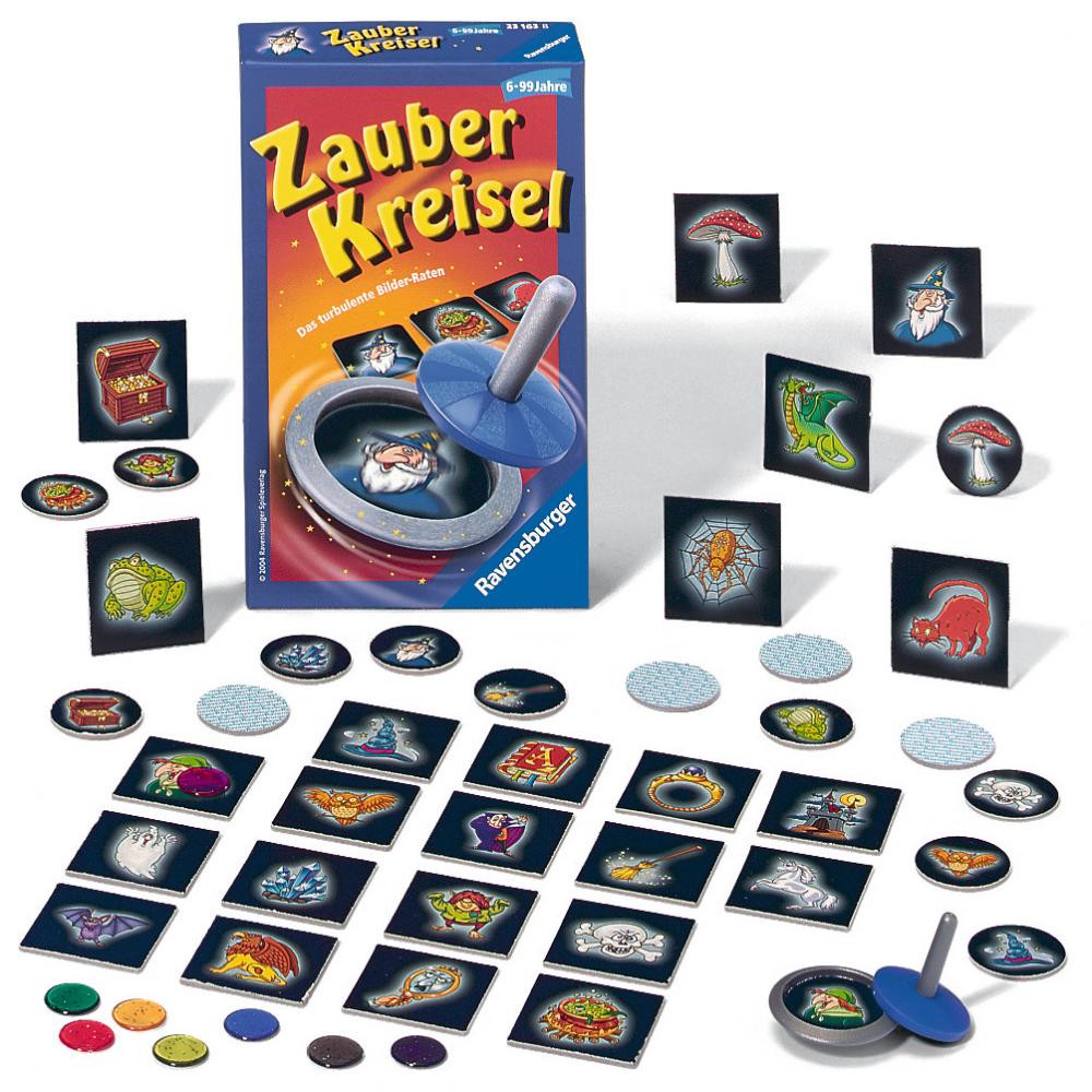 Ravensburger Mitbringspiel Reaktionsspiel Zauberkreisel 23163