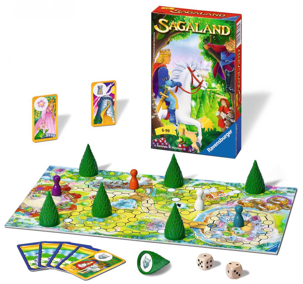 Ravensburger Mitbringspiel Merk- und Suchspiel Sagaland 23318