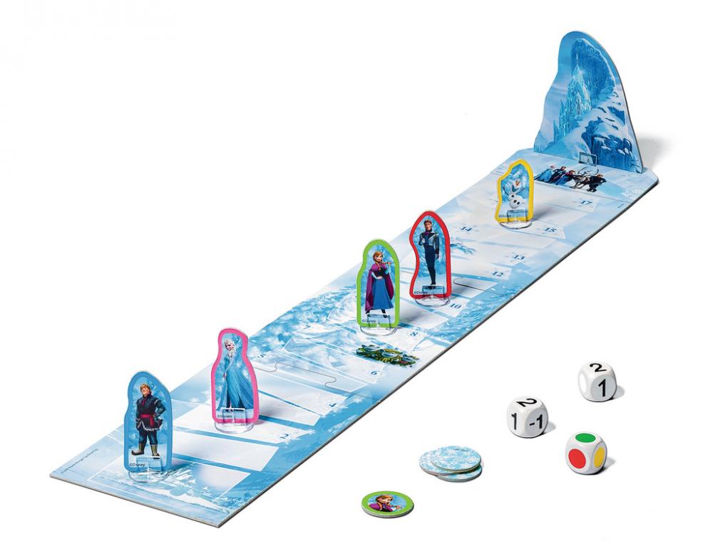 Ravensburger Mitbringspiel Taktisches Laufspiel Disney Frozen Auf zum Eispalast 23402