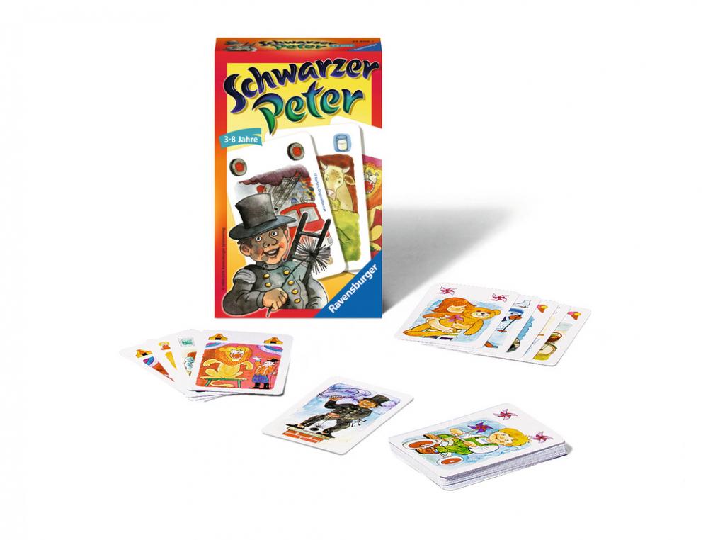 Ravensburger Mitbringspiel Kartenspiel Schwarzer Peter 23409