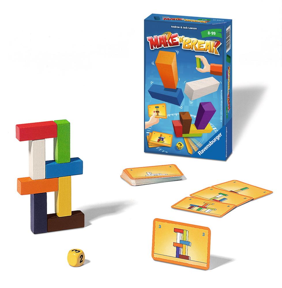 Ravensburger Mitbringspiel Geschicklichkeitsspiel Make 'n' Break 23444