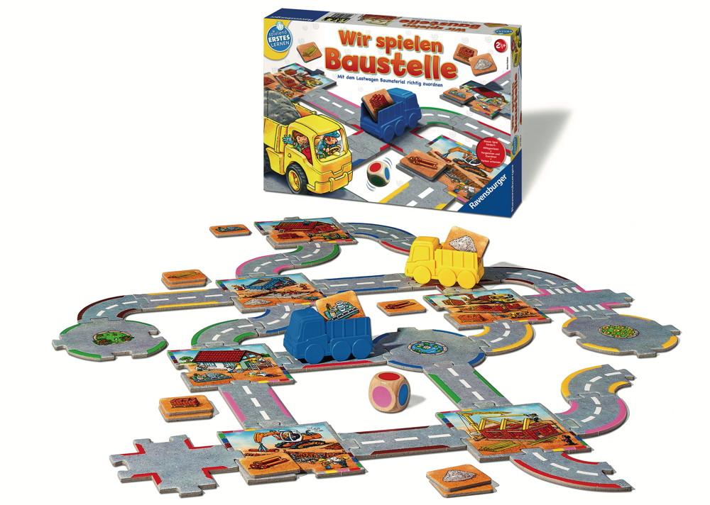 Ravensburger Spielend Erstes Lernen Farbzuordnungsspiel Wir spielen Baustelle 24726