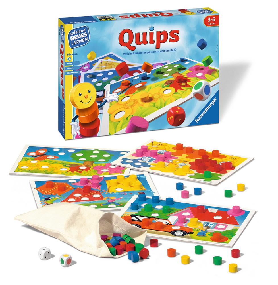 Ravensburger Spielend Neues Lernen Farbzuordnungsspiel Quips 24920