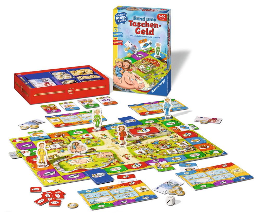 Ravensburger Spielend Neues Lernen Rechenspiel Rund ums Taschengeld 24996