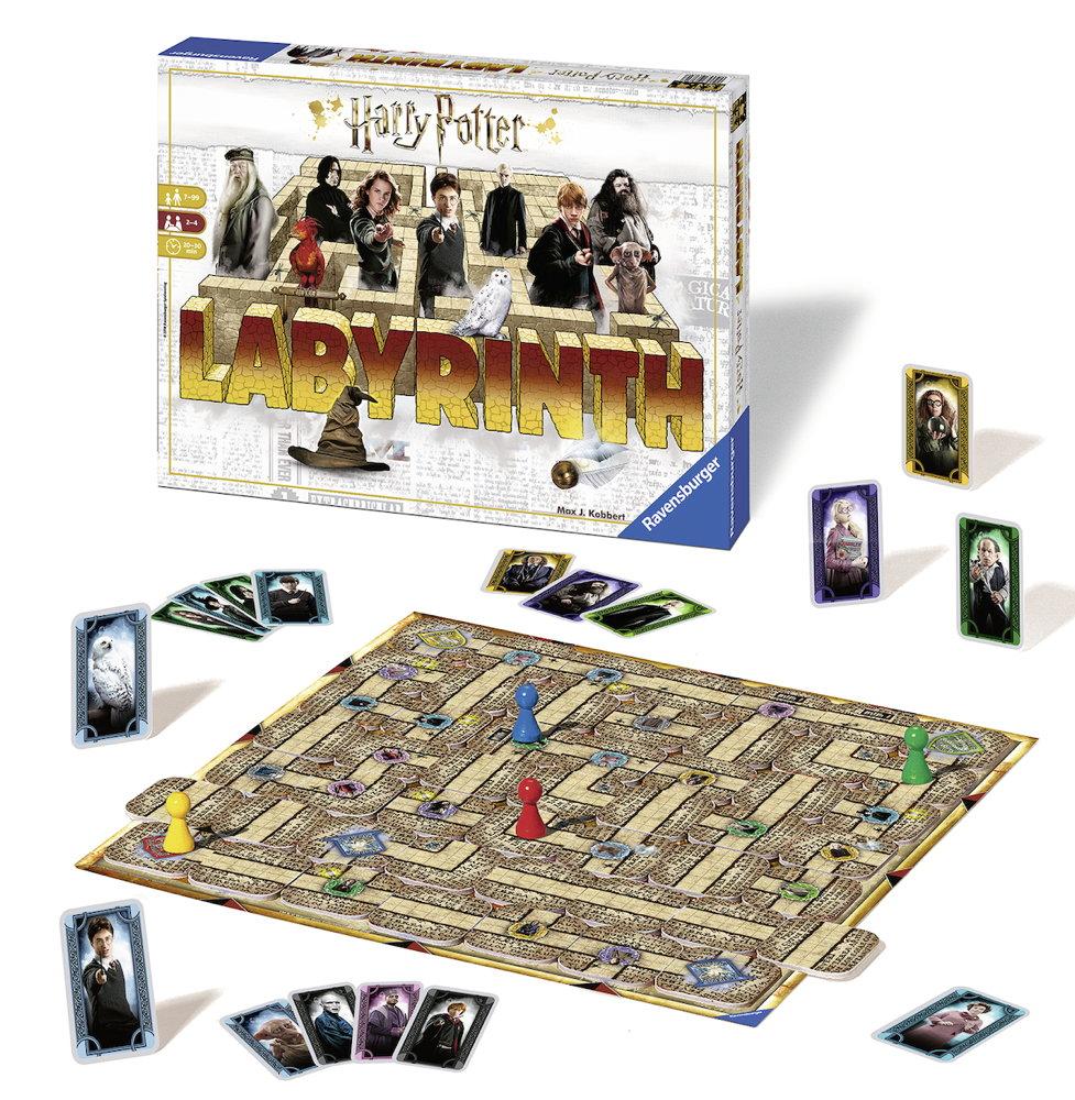 Ravensburger Familienspiel Such- und Schiebespiel Harry Potter Labyrinth 26031