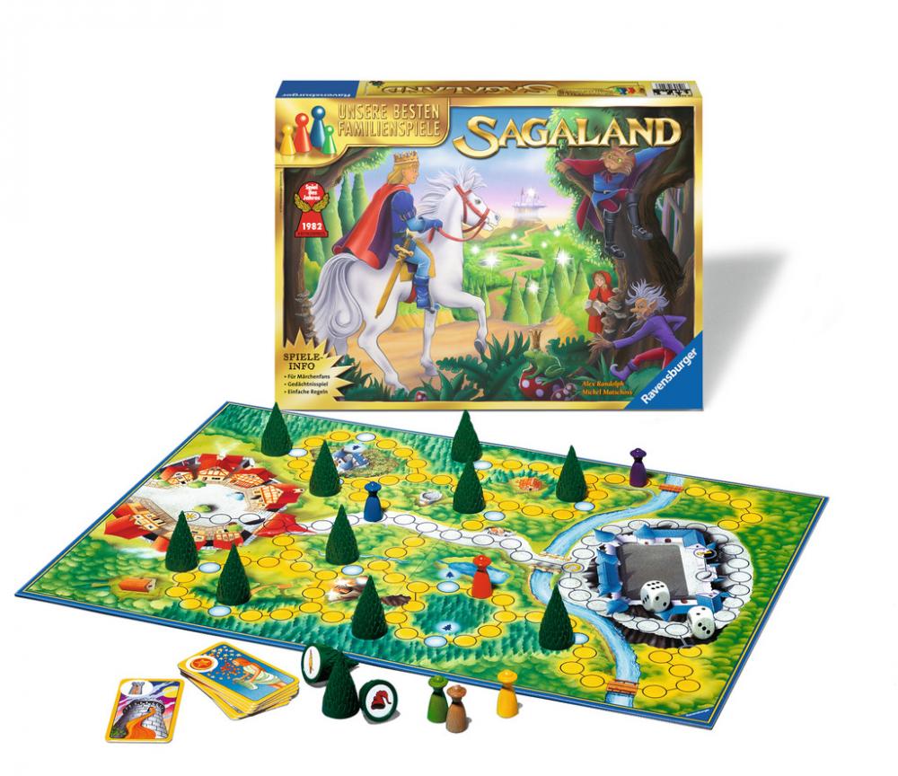 Ravensburger Familienspiel Merkspiel Sagaland 26424