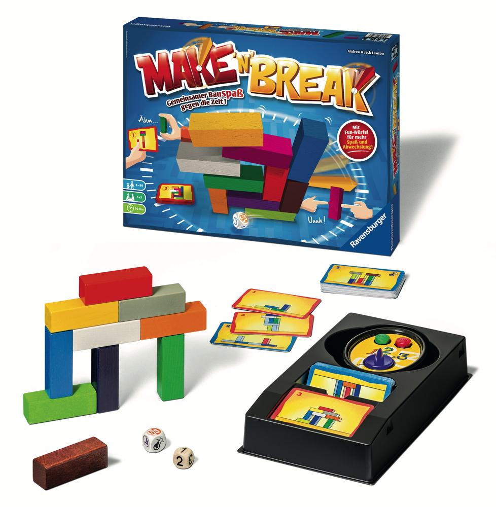 Ravensburger Familienspiel Bauspiel Make 'n' Break 26750