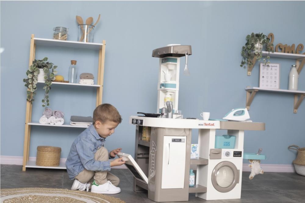 Smoby Spielzeug Spielwelt Küche Tefal Studio Küche mit Waschmaschine 7600311050