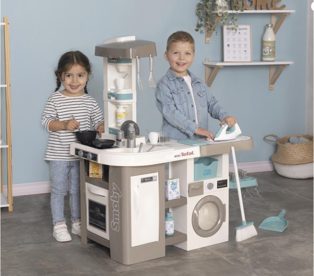 Smoby Spielzeug Spielwelt Küche Tefal Studio Küche mit Waschmaschine 7600311050