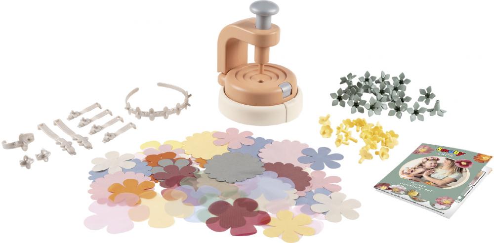 Smoby Kreativität Basteln Crea Kreativset Flower Schmuck-Bastelset 7600350416