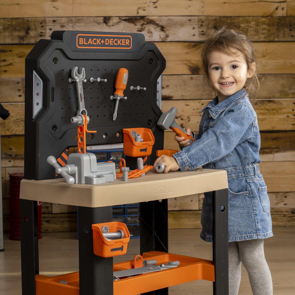 Smoby Spielzeug Spielwelten Werkstatt Black & Decker Werkbank 7600360739