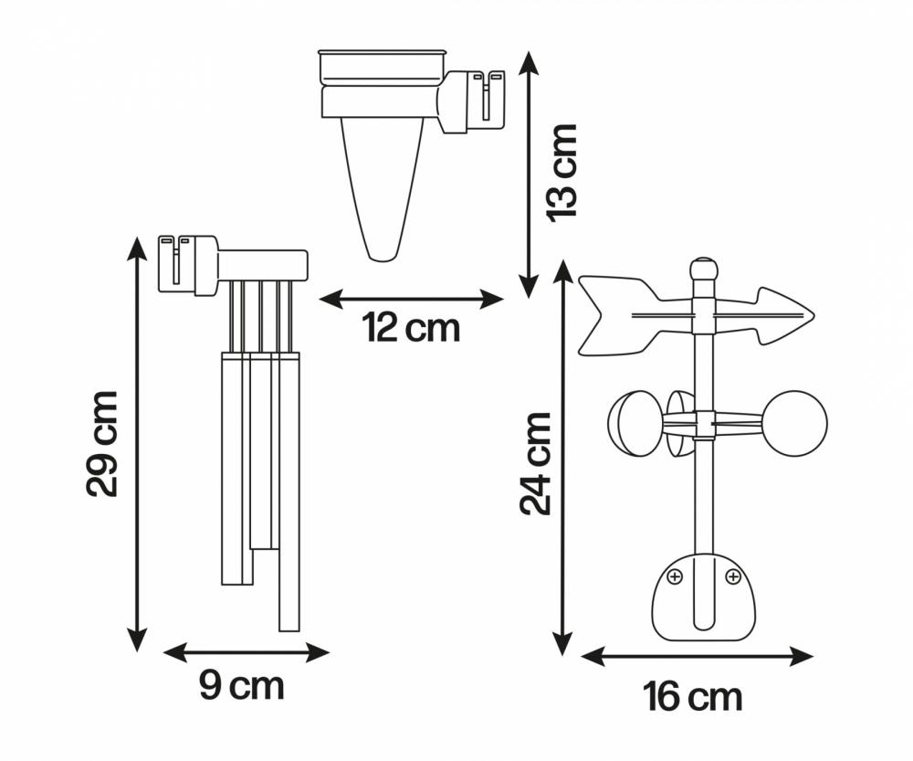 Smoby Outdoor Spielzeug Garten Spielhaus Zubehör Wetterstation 7600810916