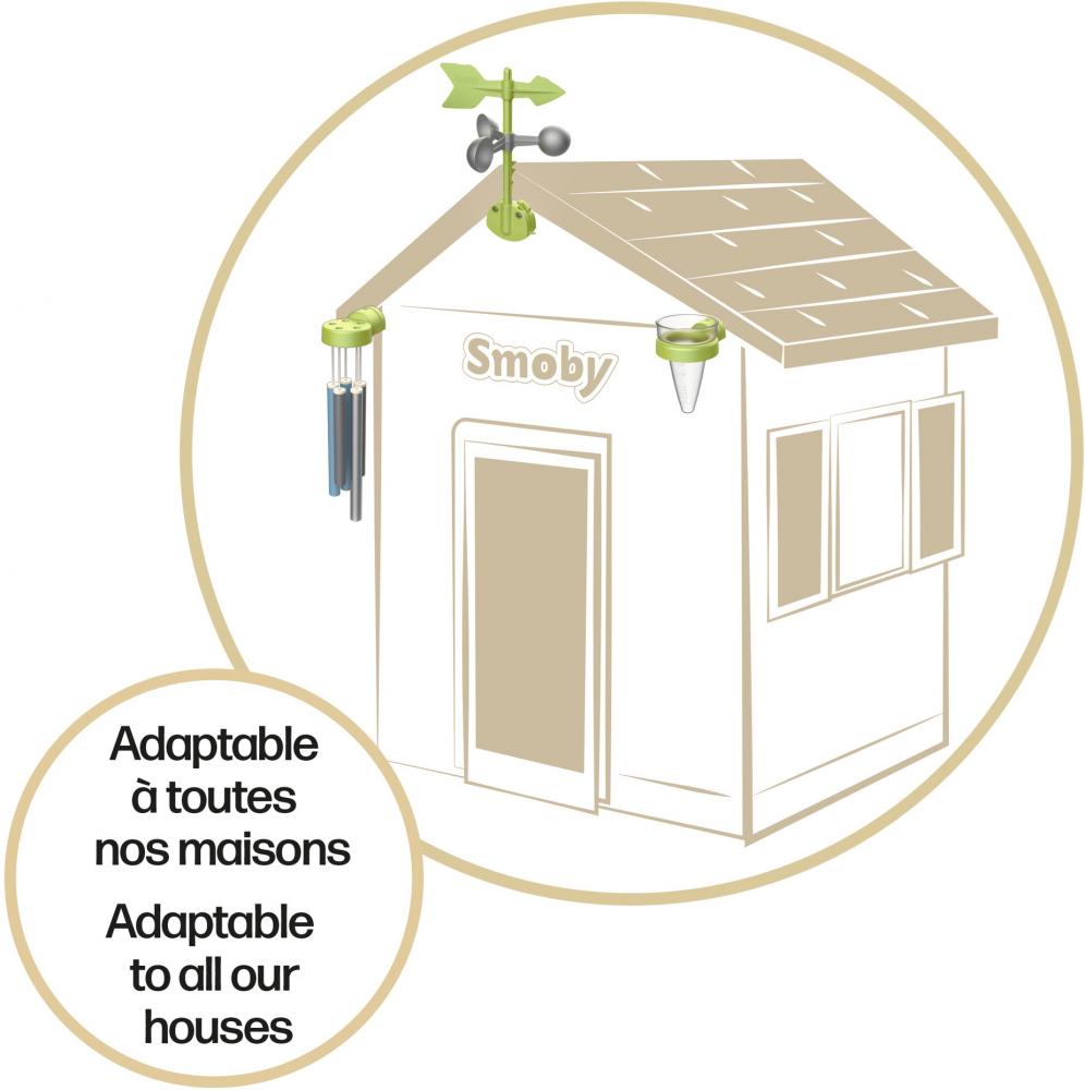 Smoby Outdoor Spielzeug Garten Spielhaus Zubehör Wetterstation 7600810922