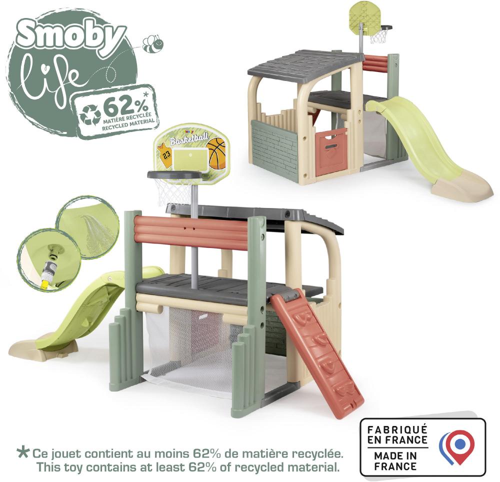 Smoby Outdoor Spielzeug Garten Klettergerüst Smoby Life Fun Center 7600840206