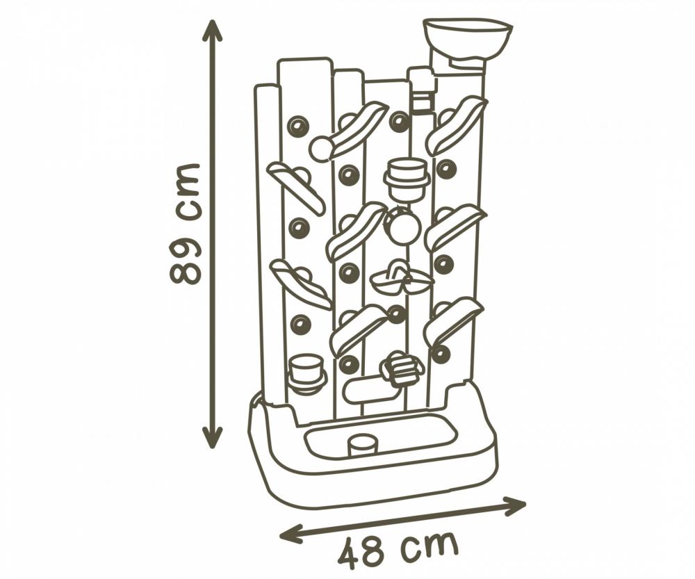 Smoby Outdoor Spielzeug Garten Activity 6-in-1 Wall mit 6 Spielen Spielewand 7600840300