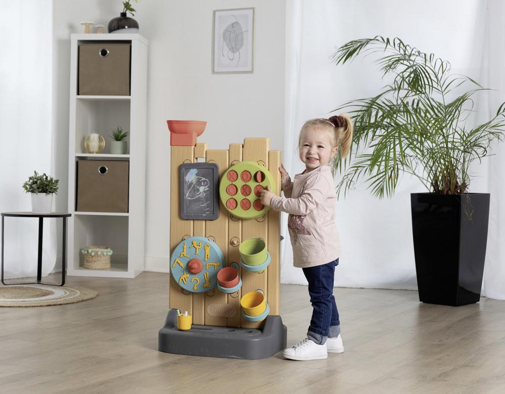 Smoby Outdoor Spielzeug Garten Smoby Life Activity Wall 6-in-1 mit 6 Spielen Spielewand 7600840301