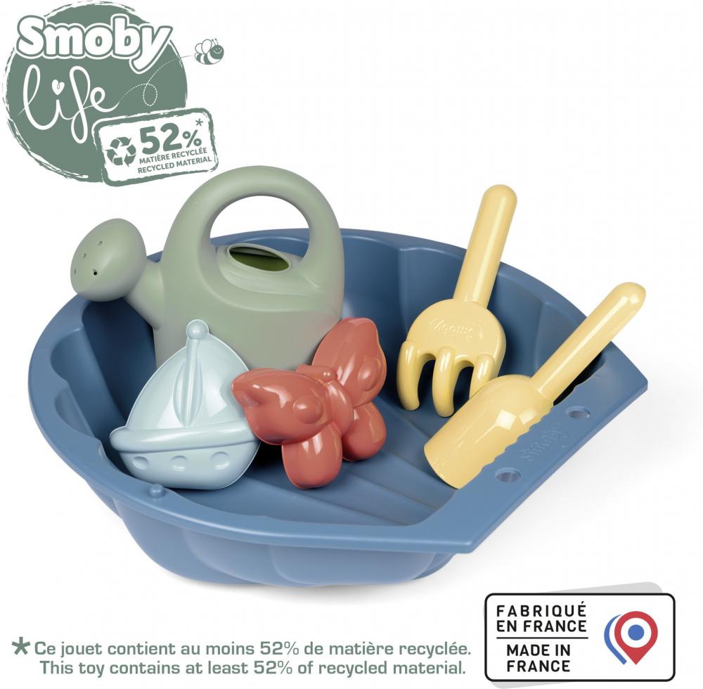 Smoby Outdoor Spielzeug Sand & Strand Life Sandmuschel + Sandspielzeug 7600850209