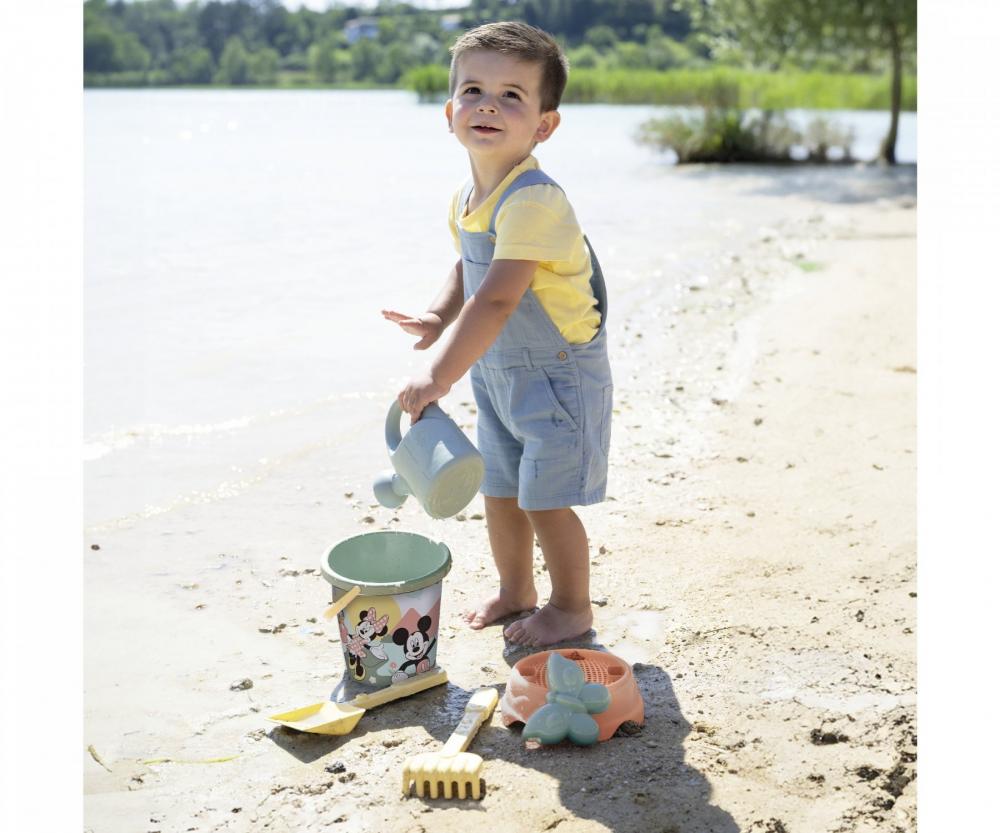 Smoby Outdoor Spielzeug Sand & Strand Life Eimergarnitur und Gießkanne Disney Micky 7600862174