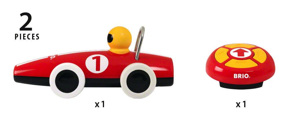 Brio Kleinkindwelt Rollspielzeug RC Rennwagen 2 Teile 30388