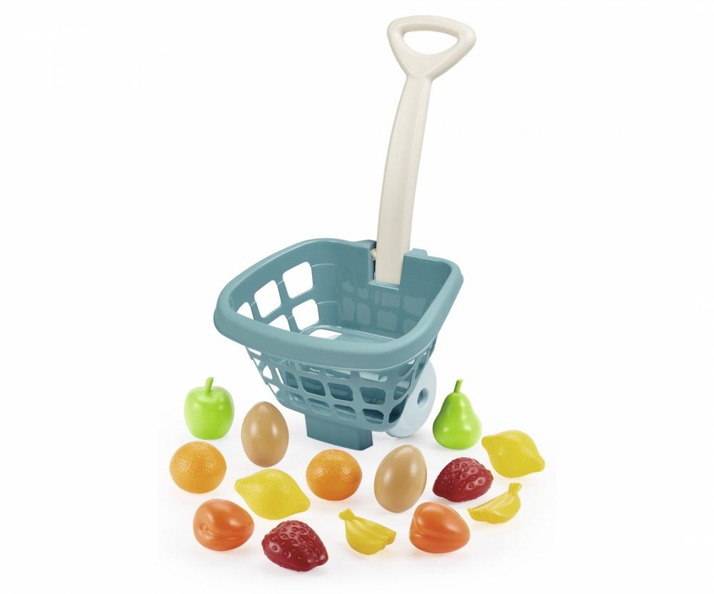 Ecoiffier Spielwelt Shopping Kinder Einkaufs-Trolley Vert Azur Trolley 7600001217