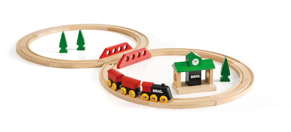 Brio Eisenbahn Classic Set Bahn Acht Set 22 Teile 33028