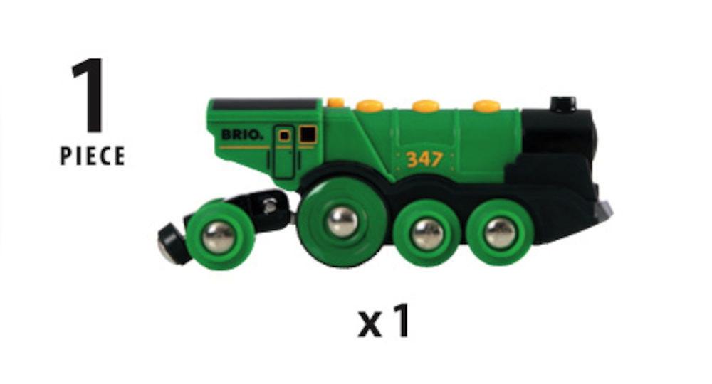 Brio World Eisenbahn Lok Grüner Gustav Batterielok 33593