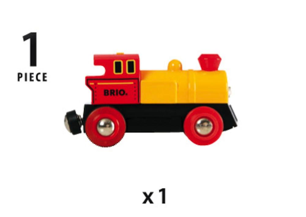 Brio World Eisenbahn Lok Batterielok Gelbe 33594