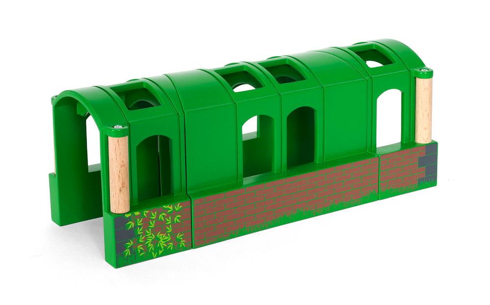 Brio World Eisenbahn Tunnel Flexibler Tunnel 3 Teile 33709