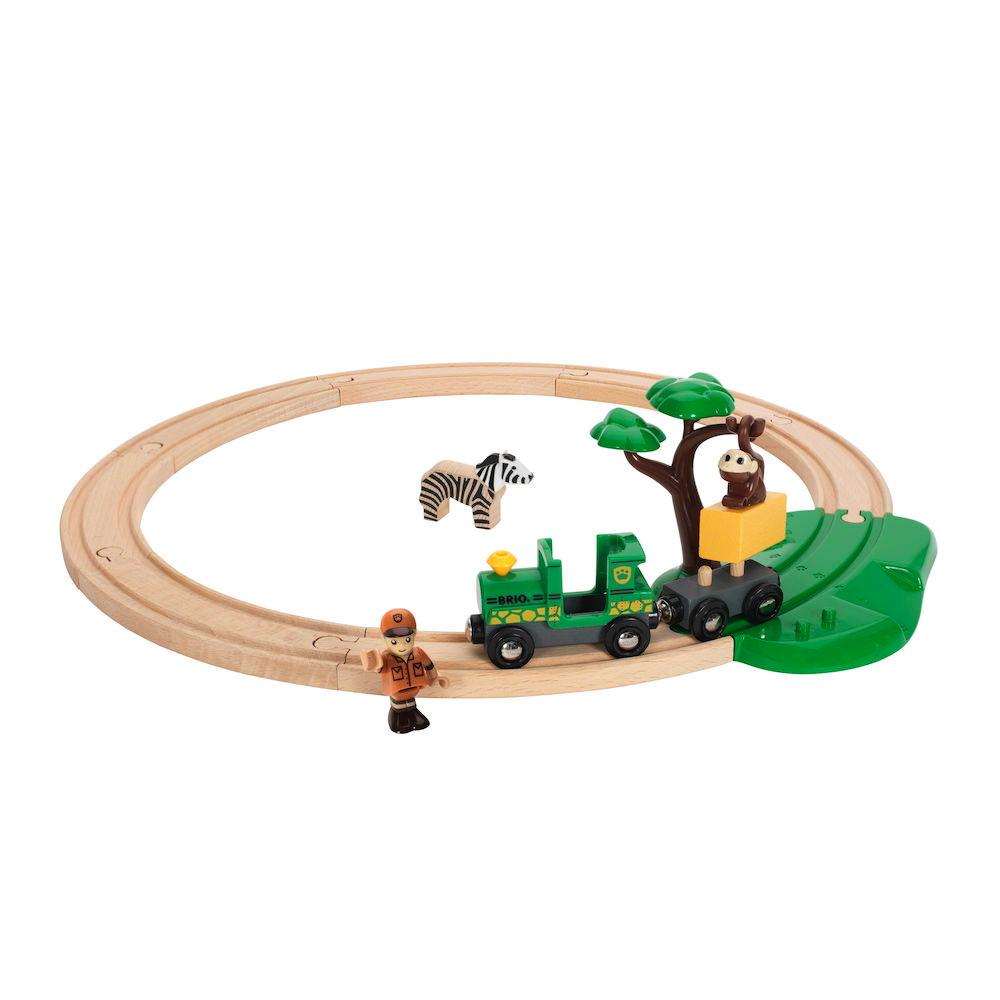 Brio World Eisenbahn Set Safari Bahn Set 17 Teile 33720