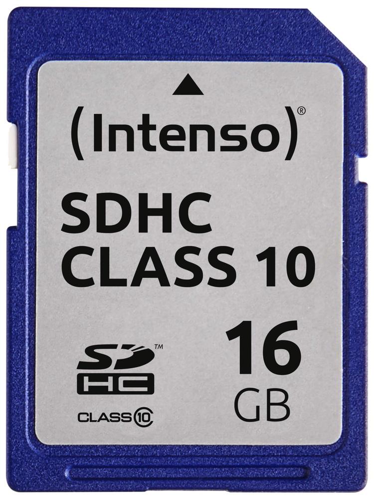 Intenso SDHC Karte 16GB Speicherkarte Class 10