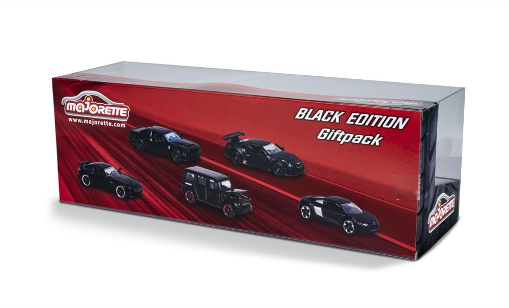 Majorette Spielzeugauto Premium Cars Black Edition 5er Pack Giftpack 212053174